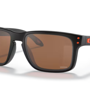 Oakley Cleveland Browns Holbrook Glasses - Prizm Tungsten Lens - Matte Black Frame